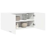 vidaXL Mueble Colgante Riga 80 x 31 x 40 cm Madera contrachapada, Amplio Almacenamiento, Armario de Cocina Resistente, organizadores Modernos para optimizar el Espacio