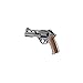 Lancer Tactical x Bo Manufacture Chiappa Rhino Revolver 330 FPS Full Metal 50DS 357 Magnum Style 6mm Airsoft Revolver - Black
