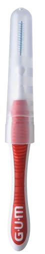 GUM TRAV-LER Interdentalbürsten 50 Stück-Set (Rot - 0,8mm)
