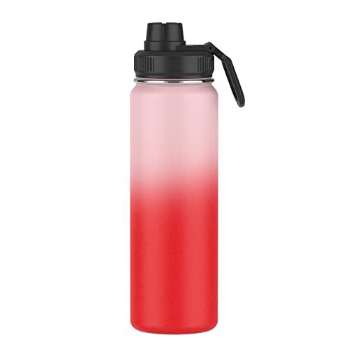 Stainless Steel Vacuum Insulated Flask, Leak-Proof, Bpa-Free Double Walled Thermal Mug For Coffee & Tea, 0.76L Sports Water Bottle, Travel Water Bottle For Hot Or Cold Drink, Pink… #TOP22