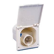 PRESA ESTERNO PER CARAVAN TIPO CEE 17 - DIAMETRO 90 MM