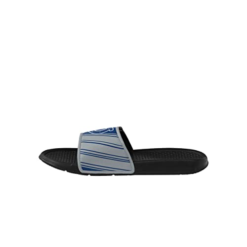 Image of FOCO mens NFL Team Logo Legacy Sport Slide Sandals