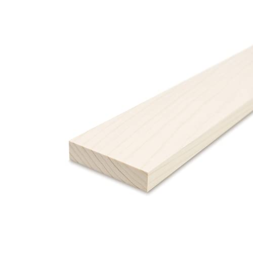 REESE Glattkantbretter - Fichte gehobelt - 1,9 cm stark x 60 cm lang - 10 cm Breite - Zum Bau von Regalen und Möbeln sowie für Bastelarbeiten