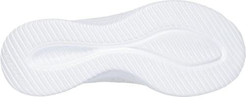 Skechers - Womens Ultra Flex 3.0 - Elegant Night Sneakers, Color White/Silver, Size: 6 M US3