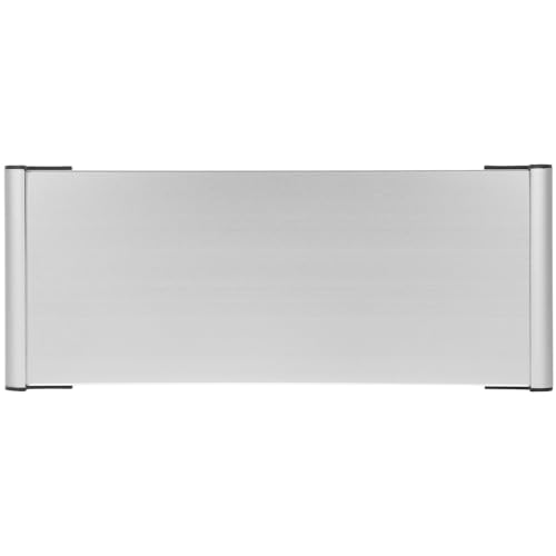 HOLIDYOYO Placa de Identificación de Puerta de Oficina de Aleación de Aluminio 12x28 Cm, Placa de Señalización para Pared, Letrero Personalizable para Uso en Oficina y Hogar