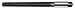 Cleveland C24264 Taper Pin Reamer, Straight Flute, Round Shank, Uncoated (Bright) Finish, 9 Size (Pack of 1)