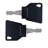 New Ignition Key (Pack Off 2) Compatible for JCB Backhoe (Part NO. 701/45501 331/26790)