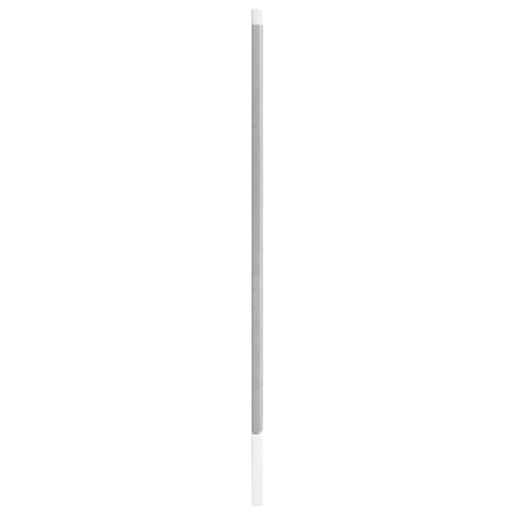 Pannello frontale Lucca per lavastoviglie, 45 x 1,5 x 67 cm, in legno, pannello frontale per lavastoviglie parzialmente integrata, colore grigio cemento, design moderno da cucina