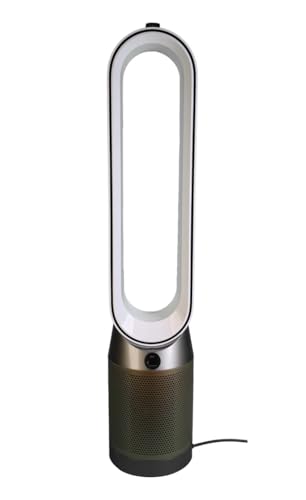 Dyson TP09 - Purificador de aire fresco (2 en 1, blanco y dorado, ventilador y purificador de aire silencioso, apto para dormitorio, alérgicos, filtro de aire 99,5% de polvo y