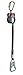Honeywell MFLT-2/7.5FT Miller Turbo T-BAK Turbolite Tie-Back Personal Fall Limiter with A 17D-1 Steel Twist-Lock Carabiner