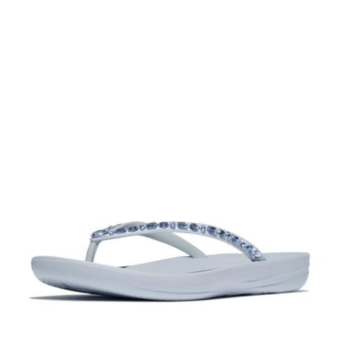 Image of FitFlop Iqushion Multi-Crystal Ergonomic Flip-Flops