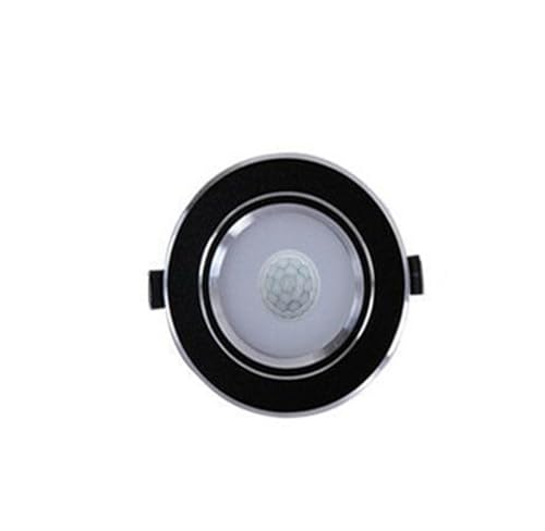 eufeifeiegds LED�V�[�����O���C�g �X�}�[�g�z�[�����[�V�����Z���T�[�_�E�����C�g �����v 5W 7W 9W 12W �L���K�i�p �f�| �q�������p�l�������v(Black,5WColdWhite)