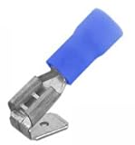 Sobre de 10 piezas Terminales Faston aislados dobles macho + hembra, de color Azul (10 unidades)