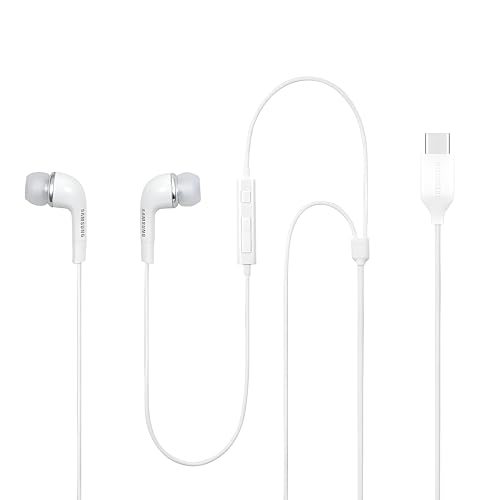 Image of Original Type-C Earphone Compatible with All USB-C Smartphones Including Samsung Galaxy S24 /S23 /S22 Ultra, Stereo Sound, a Built-in Microphone for Clear Calls, and Noise Isolation for immersive Audio