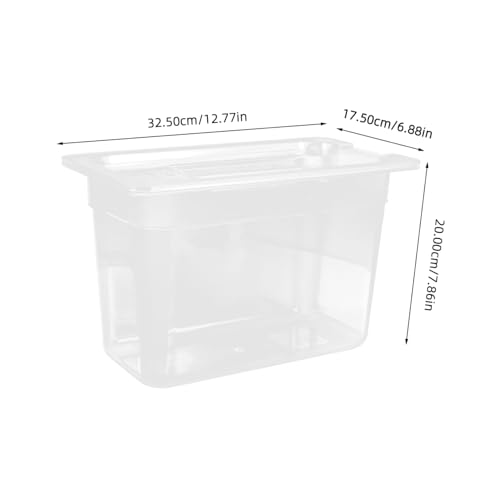 Cuisson sous vide récipient PC transparent 6l pour machine de cuisson lente à la maison