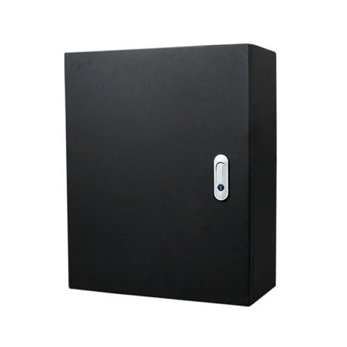 Boîtier de protection de distribution noir pour jardin et garage