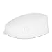 MEKKHALA Rectangular White Vessel Sink with Pop-up Drain - 22