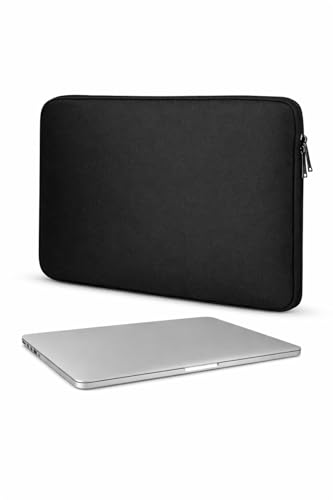 Capa Neoprene P/Notebook Macbook e Tablet até 15,6 Polegadas - Flexível, Macio, Resistente a Respingo, Poeira e Arranhões, Impermeável - Design Slim e Elegante - Proteção Premium com Zíper Reforçado
