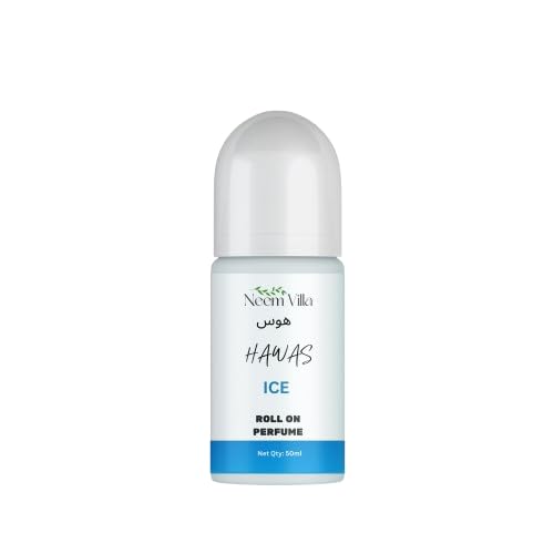 Image of Roll-On & Underarms Roll-On Duo - Alcohol-Free, Silicon-Free, Paraben-Free, Elegance Infused, Underarm Whitening Natural Roll On, Deodorant For Women&Men - 50 ml (ICE ROLL)