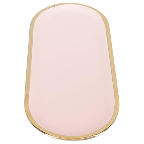 CHICAMPERA 軽奢デザイン 金縁セラミックトレイ ジュエリー収納皿 アクセサリー整理用 小物置き場 誕生日プレゼントに ドレッサーや棚に映える