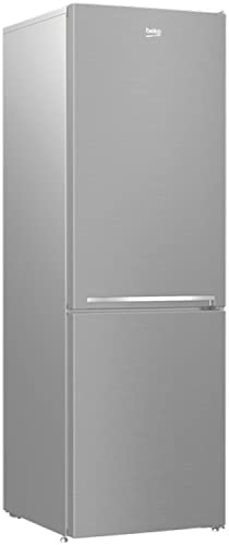 Réfrigérateur combiné congélateur en bas - BEKO - RCSA366K40SN - Classe E - 343 L - 185,2 x 59,5 x 67 cm - Gris Acier