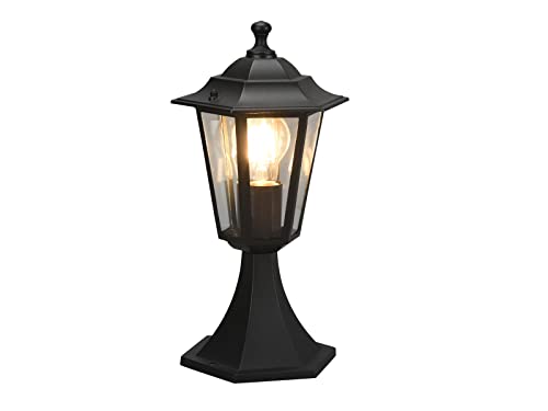 Landhaus Lampadaire pour extérieur Noir mat Hauteur 36 cm Cover