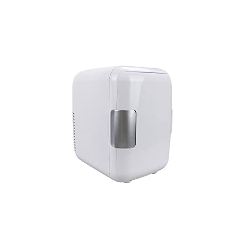 Mini refrigerador coche 4 L portátil pequeño blanco para comida