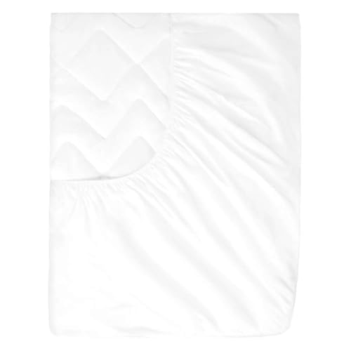 Cecotec Protector Colchón 135x200 cm Flow ProtectMattress 1000 CloudSense. Cubre Colchón 135, Termorregulador, Transpirable, Hipoalergénico, Colchones hasta 26 cm, Oeko-Tex, Fabricado en España
