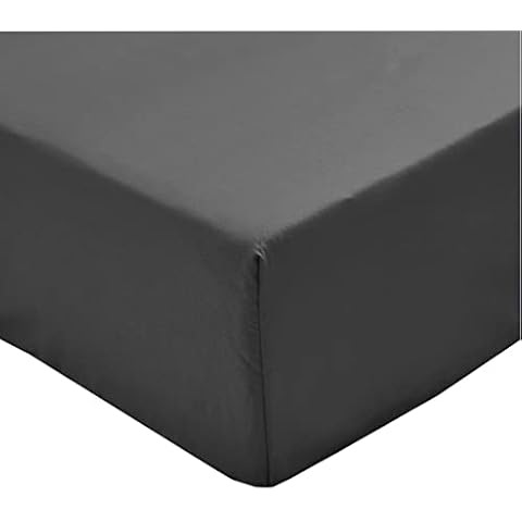 MOHAP 16 inch(40cm) Extra Deep King Size Fitted Sheet Only Bedsheet No Pillowcases Brushed Microfiber Breathable No Color Fade Grey Cover