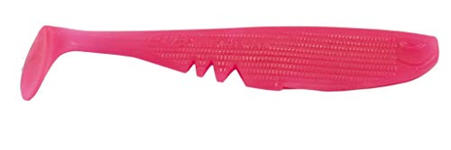 Iron Claw Moby Softbaits - Racker Shad - 12,5 cm - 14 Farben - mit Haken - UV-Material - 100% ungiftig - Made in Germany - Pi - Rosa