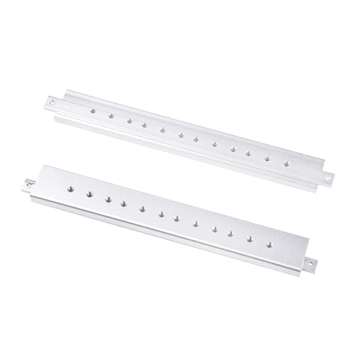 Barres de rack 25,4 cm GeeekPi rail aluminium argent pour armoire DeskPi