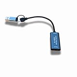 ZETECK Video Capture Card, 4K 60Hz 1080P 60 FPS HDMI HDTV USBC/USB 3.0 for Streaming, Gaming, Recording, and Conferencing Compatible with Windows & Mac/OBS/Quicktime Player