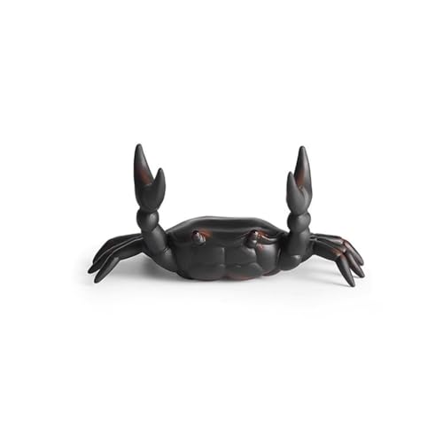 Statue crabe en sable violet, l'accessoire thé zen pour bureau - 2