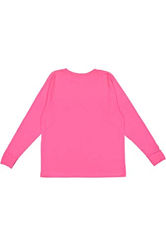 Image of LAT Youth 100% Cotton Jersey Crew Neck Long Sleeve Tee (6201)