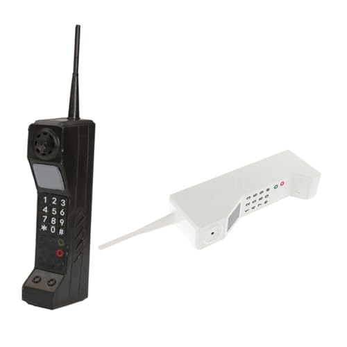 Modèle de téléphone factice vintage brique rétro accessoire décoration intérieur maison