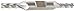 Monster Tool - 239-001100 - Carbide End Mill, 1/2" Diameter, 4 Flute, Double