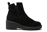 botin serraje niña zara  Porronet Botines de piel cómodos Elisa 4733-029 en negro - Mujer color: negro talla: 37