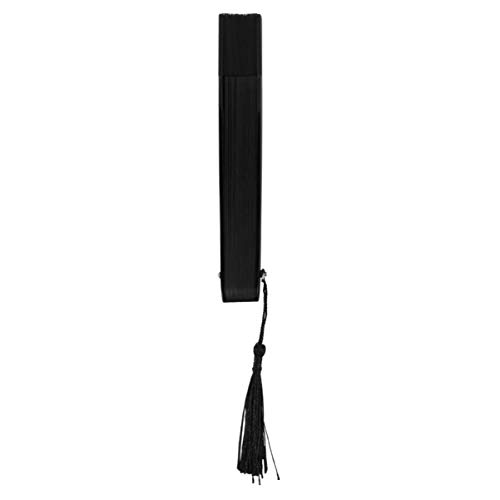 STOBOK Ventiladores de Dobramento de Mão Com Moldura de Bambu Ventiladores de Dobradura de Seda Vent
