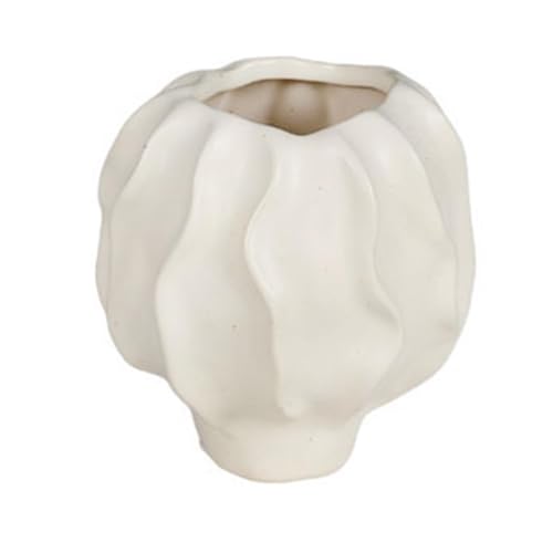 Vase minimaliste céramique 11,8cm | Cache-pot design salon et table