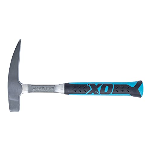 OX TOOLS Pro 22-Ounce Rock Pick Hammer | Ergonomic OX Grip Handle & Forged Steel Head