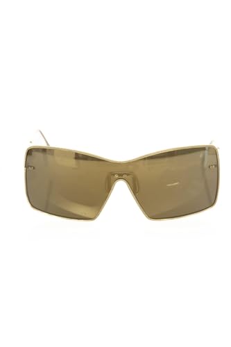 Lunettes de soleil Frankie Morello fibre métallique dorée protection UV