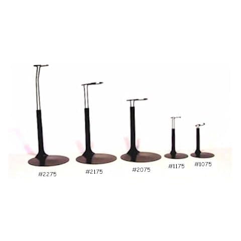 Kaiser Doll Stand 2275 - Black Doll Stand for 11" to 12" Small-Waisted Fashion Dolls, 6-Pack Cover