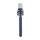 Outil de nettoyage multifonction 3 en 1 : comprend un épilateur à double lame, une brosse à poils en nylon et un pic pointu – le tout dans un seul ensemble compact pour un nettoyage complet des brosses, claviers, outils pour animaux de compagnie et crevasses étroites.