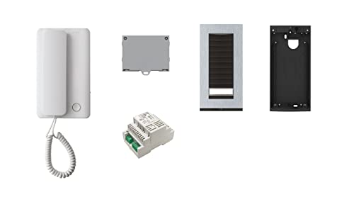 CAME, Kit de portero electrónico, constituido por un telefonillo y una placa de calle muy resistente mod. AGT A200 y TARGHA