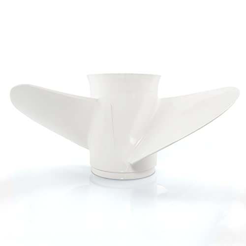 Image of CAPTAIN Outboard Propeller fit Yamaha 115 T50 60 70 75 80 85 90 100 130 HP Engines, OEM 15 Spline Tooth Outboard Prop, RH Aluminum Propellers