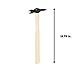 Picard Joiners Hammer 300g - English Pattern, Flat 25mm Face, Bright-Finished & Powder-Coated Head, Hardened Steel, Ash Handle – Precision Carpentry Tool, 0008701-300