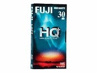FUJI HQ+ VIDEO CASSETTE PACK OF 6 TAPES 30 Min VHS each tape