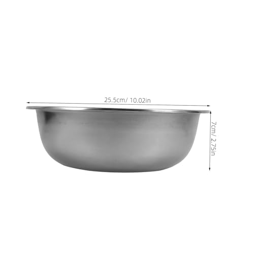 Hemobllo juego de tazón de acero inoxidable 6 qt miniatura 2