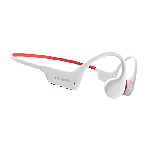Maleroads Sports Headphones Open-Ear Bone Conduction Bluetooth Headsets Wireless Earphones IP68 Waterproof Sweat Resistant with 16G Memory for Running Cycling and Workouts Maleroads Sports Headphones Open-Ear Bone Conduction Bluetooth Headsets Wireless Earphones IP68 Waterproof Sweat Resistant with 16G Memory for Running Cycling and Workouts