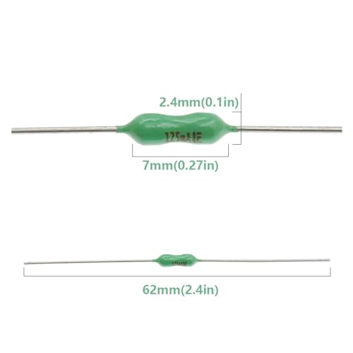 10PCS 2.4 * 7mm Axial Lead Green Fuse 125/250V 2.4 x 7 63mA 125mA 250mA 1A 2A 3A 4A 5A 7A 8A 10A (Size : F2A) miniatura 5
